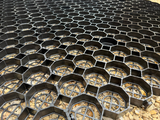 IBRAN®-X30 – Dalle stabilisatrice de gravier / dalle alvéolée engazonnée 30mm